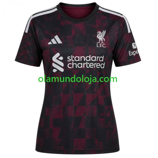 Camisola Liverpool Mulher Equipamento Terceiro 2026-2027 Manga Curta